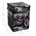 thumbnail image 5 of Motorcycle Foldable Car Trash Can with Lid, Leak-Proof Hanging Storage Bag - Car Trash Bin, Mini Trash Can, 5 of 6