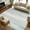 Blue Gray, variant on 4x6 Area Rugs, Blue Beige Farmhouse Non-Skid Rubber Backing Large Rectangle Rugs - Living Room Bedroom Home Office, Vintage Wooden Striped Indoor Floor Mat Carpets Washable Rug
