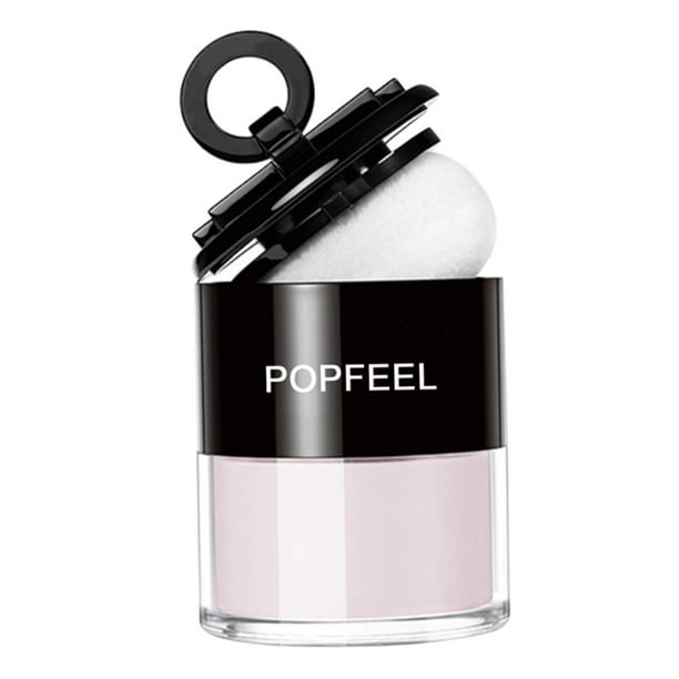 Polvos sueltos fijadores profesionales para maquillaje facial, base suave y natural 01