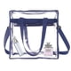 thumbnail image 2 of Clear Bag Stadium Approved Clear Tote Bag With Zipper Closure Crossbody, 2 of 5