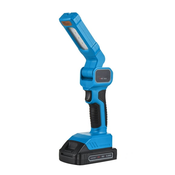 TFixol 20V Cordless Rechargeable LED Work Light Rotatable Head Portable Handheld Illumination Lamp with Hook 2.0Ah Battery Charger for Machinery Auto Repair Camping
