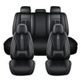 thumbnail image 2 of Maidao Car Seat Covers Leather Full Set for Mazda for CX-7 2006-2012 5 Seats Waterproof Front Rear Cushion Protector Black, 2 of 8