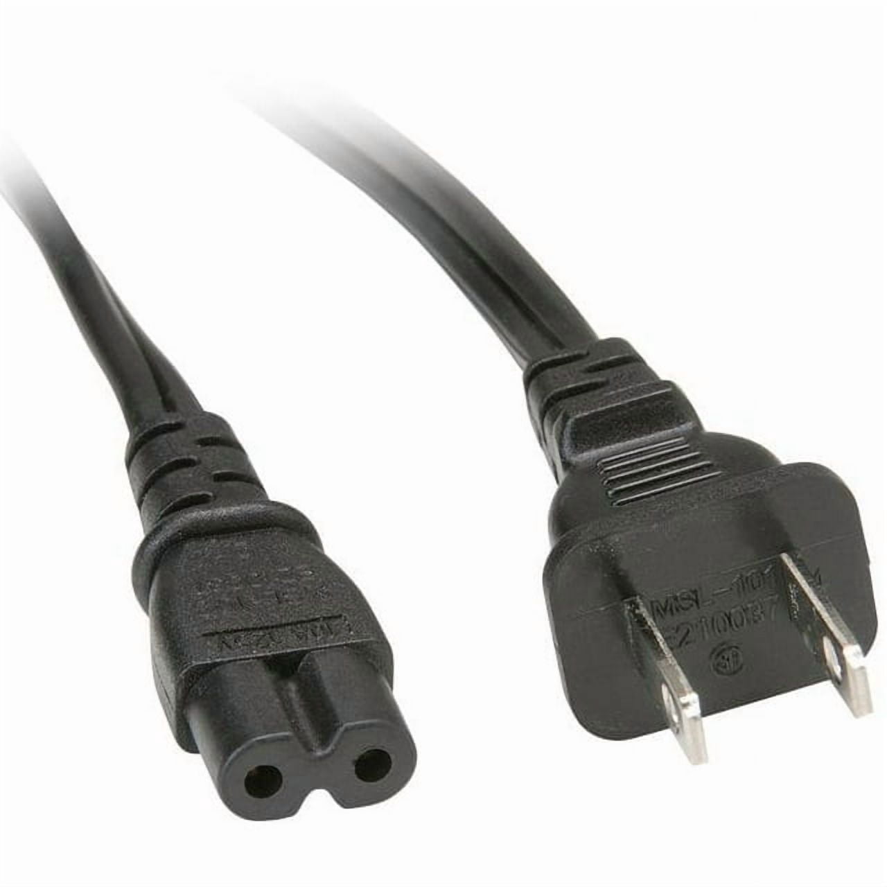 2 Pcs 2 Prong AC Power Cord for Sony P-S-5/P-S-4/P-S-4 Slim/P-S-3 Slim/P-S-3 Super Slim, X-b-o-x Series X/X-b-o-x Series S/X-b-o-x One S/X-b-o-x