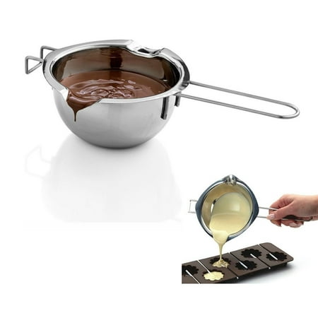 Estink Stainless Steel Chocolate Butter Melting Pots Universal Double Boiler Insert Silver Tone (Best Way To Make Pot Butter)