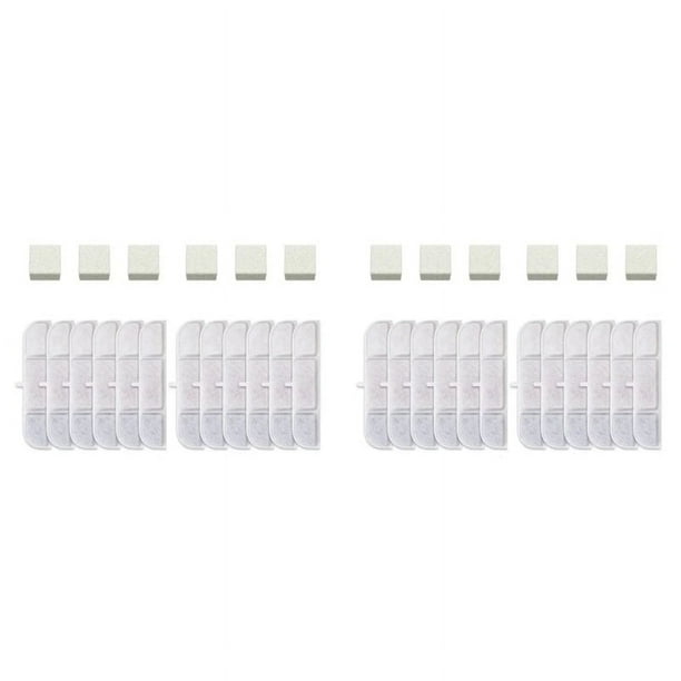 24 Piezas Filtro de Fuente de Agua Inteligente de Circulación Automática Inalámbrica para Mascotas Adecuado para Fuente de Agua para Gatos