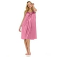 thumbnail image 2 of Sleeveless Satin Nightshirt Wide Strap Design Plus Size Comfort Sleepwear, 2 of 7