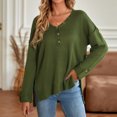 thumbnail image 2 of PMUYBHF Chandail Femme Saint-Valentin Automne Hiver Décontracté Confortable Mode Col en V Manches Longues Tricoté TG, 2 of 9