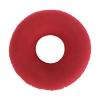 LAMIRO Donut Cushion Seat,Portable Inflatable Seat Pillow 15"" Bed Sores Seat Pad for Hemorrhoid,Tailbone,Coccyx - Air Pump Included - Red