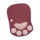 thumbnail image 3 of Alfombrilla de ratón con diseño de pata de gatito, con respaldo antideslizante para la muñeca, cómoda para el escritorio Rojo, 3 of 9