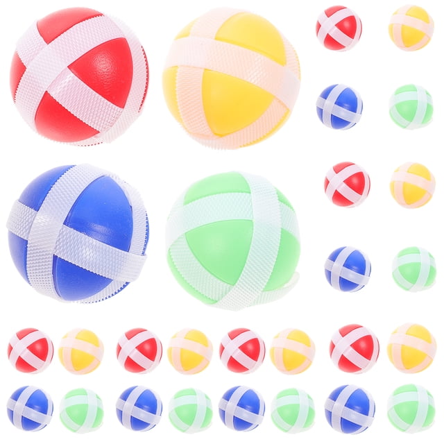 FELTECHELECTR 24 bolas adhesivas para dardos, accesorios de juguete, bolas de succión (color aleatorio)