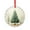 Pattern-3, variant on Music Round Vinyl Record Crystal Glass Christmas Ornament Colorful Vinyl Records Christmas Ornaments 2025 Xmas Tree Decorations