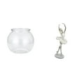 thumbnail image 1 of Acuario de escritorio,Pecera pequeña transparente,pecera,jarrón,mesa.,Tanque de peces Contenedor de acuario transparente Hogar,Figura de escritorio,Estatua de bailarina,adorno de, 1 of 8