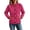 Hot Pink, variant on Quilted Bomber Jackets Women Band Collar Button Down Wave Quilted with Pockets Fall Winter Warm Casual Lightweight Padded Coat,S-3XL