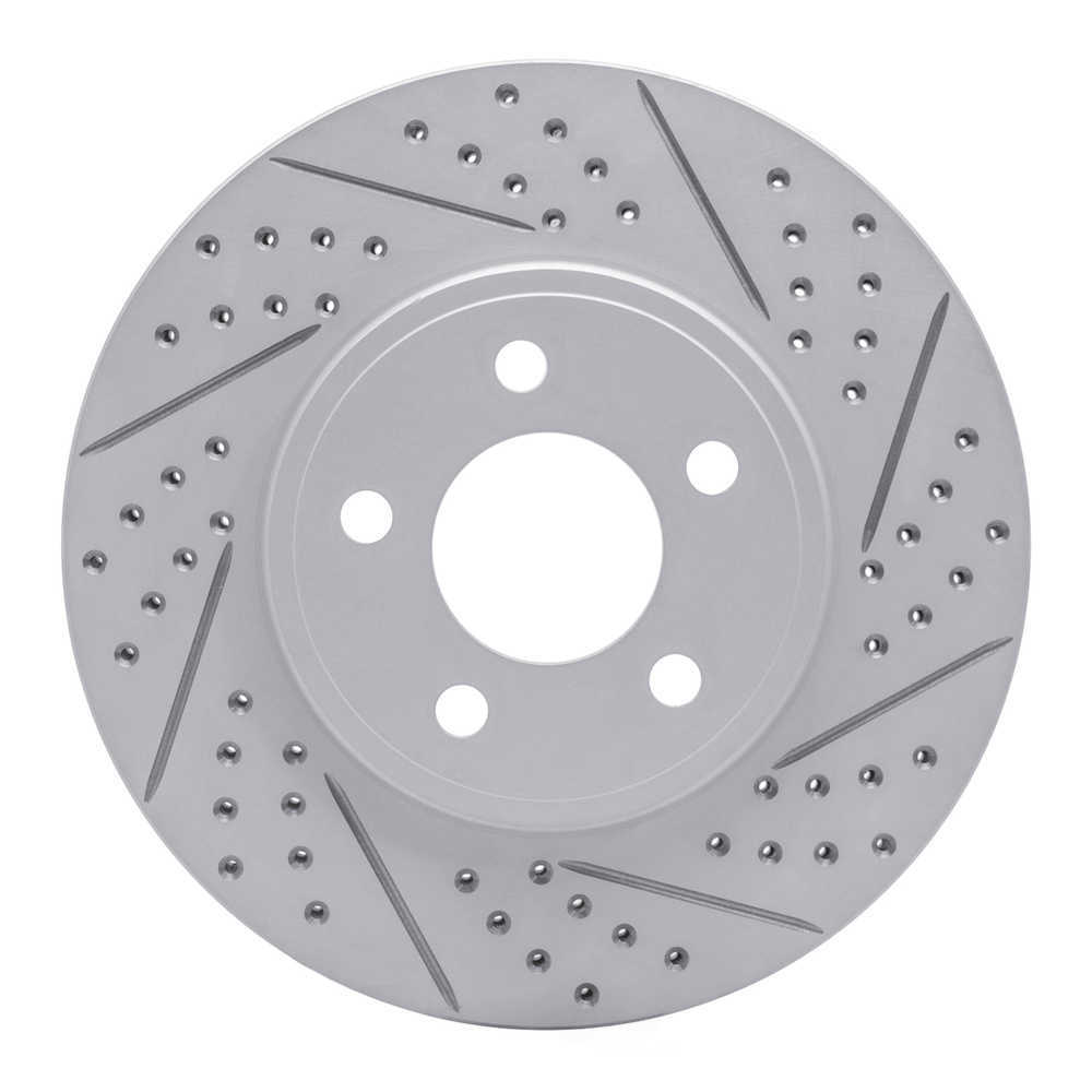Dynamic Friction Company 830-56019R DFC Geoperformance Rotor - Drilled and Slotted