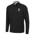 thumbnail image 2 of Men's Antigua  Black Texas Rangers Content Quarter-Zip Top, 2 of 3