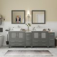 thumbnail image 1 of Vanity Art 84 in. W Double Sink Bathroom Vanity with Engineered Marble Top and Two Free Mirror, 1 of 10