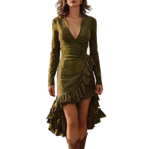 Holiday Dresses for Women Elegant Outfits Female New Casual Gown Daily Fashion Midi Dress for Women Popular Sexy Dresses for Woman Ropas Mujeres Liquidacion Envio Gratis
