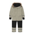 thumbnail image 4 of Staki Girl Snowsuit Kids Snow Pants Girls Snow Bibs Waterproof Insulated Overalls Winter Windproof Snowsuit Warm Snowboard Pants 6-12M,18-24M,3-5T,6-10Y,11-14Y(Khaki,7-8 Years), 4 of 6
