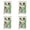 Green*4, variant on 2PCS Cute Stationery Set, Functional Correction Tape with Design, Animal Pencils Pendant, Plush and Eraser for Work, Multipurpose Outdoor Indoor Utility Modern