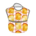 thumbnail image 2 of Hirioo Tasty Toasts for Baby Waterproof Pocket Bib Adjustable Closed for Babies Toddlers with Large Pocket 6-24Months, 2 of 8