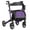 Purple, variant on Rolling Walkers with Handles & Backrest – 8 in-Wheels Mobility Walker for Seniors, Adult-Friendly Design, Includes Storage Bag – Purple