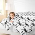 thumbnail image 3 of Erosebridal Cartoon Coquette Bowknot Girls Full Size Comforter Sets,Chic Ribbon Bowtie Bedding Sets For Kids,Reversible,3-Piece, 3 of 7