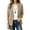 A Coffee, variant on Chaqueta Para Mujer Ndbuld Women's casual winter solid-color fitted lapel blazer cardigan top Orange M