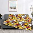 thumbnail image 2 of Rateoe Cute Dog Pattern Flannel Throw Blanket, Ultra-soft Blanket for Bed, Couch, Car, Hypoallergenic Anti-pilling blanket-60"x50"(Horizontal), 2 of 6