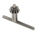 thumbnail image 4 of 5mm Dia 11 Teeth T Shaped Metal Magnetic Drill Chuck Key Silver Tone, 4 of 5