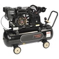 thumbnail image 1 of KFFKFF 7HP Gas Powered Air Compressor, 21 Gallon Horizontal Air Compressor Tank, 9CFM@115PSI Gas Driven Piston Pump Air Compressed System, 1 of 9
