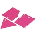 thumbnail image 3 of 3PCS Cake Dough Scraper Cake Knife Spatula, Irregular Teeth Edge, Ideal for Crafts, Smoother, 3 of 7