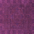 thumbnail image 1 of Ahgly Company Indoor Square Oriental Purple Modern Area Rugs, 4' Square, 1 of 4