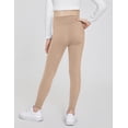 thumbnail image 4 of Arshiner Girls Athletic Leggings with Pockets Kids Crossover High Waisted Dance Workout Running Yoga Pants, 4 of 6