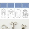 thumbnail image 3 of 50PC Metal Hook Button Hooks and Eyes Closure Buckle Sewing Handcraft Tools for Collar Pants Coat (Silver), 3 of 8