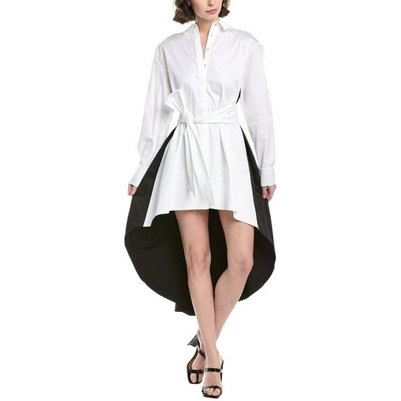 Toccin womens Ariella Pleated Fly Away Shirtdress, m, Black