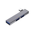 thumbnail image 1 of 90 Degree USB Type C Hub Docking Station 4 Port Data Transfer Expander, Fast USB3.0 for PC Laptop, 1 of 5