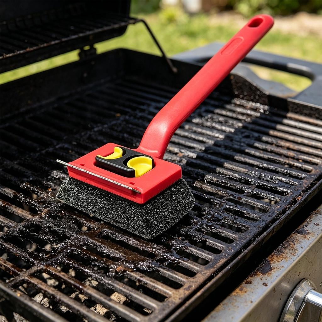 HannLk Innovative Grill Brush Prevents Food Contamination While Cleaning