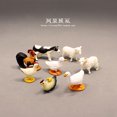 thumbnail image 1 of Simulation Farm Animals Model Chickens Duck Goose Rabbit Sheep Pig Fairy Garden Miniatures Decor Action Figures Figurines ToysA12 He Qiyong unisex, 1 of 1