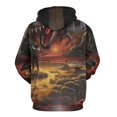 thumbnail image 3 of Dinosaur 3D Pattern 3d Sweatshirts Hoodie Fashion Casual Personality Men's Women Street Hoodie Pullovers Long Sleeve Comfortable Top, 3 of 6