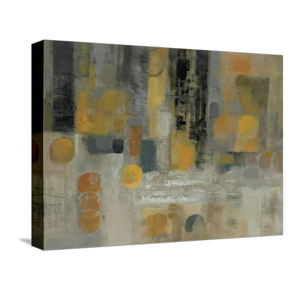 Art.com Raindrops on the Street Stretched Canvas Print Wall Art by Silvia Vassileva, 16" x 12"