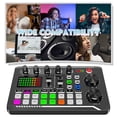 thumbnail image 3 of Mezclador de audio profesional, tarjeta de sonido en vivo SINWE e interfaz de audio con efectos de mezclador de DJ y cambiador de voz, equipo de estudio de producción de podcasts, perfecto para stream, 3 of 5