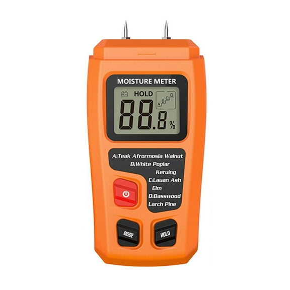 Moisture Meter Floor Humidity Detector Lumber Moisture Meter Fordrywall Firewood Orange