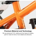thumbnail image 4 of Royalbaby Freestyle 12" Kids Bicycle for Boys Girls, Ages 3-4 Years, Orange, 4 of 7