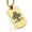 Gold, variant on Stainless Steel Club Card Suit Dog Tag Pendant Necklace