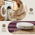 thumbnail image 5 of ODIKA Leopard Spotted Diagonal Cheetah Abstract Inspired Pink Print Refined Structured Non-Slip Low Profile for Guest Room, Lounge, Apartment, 5 of 7