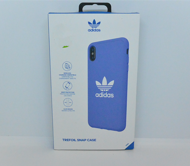 New OEM Adidas Trefoil Snap Blue Case For iPhone Xs Max - Walmart.com
