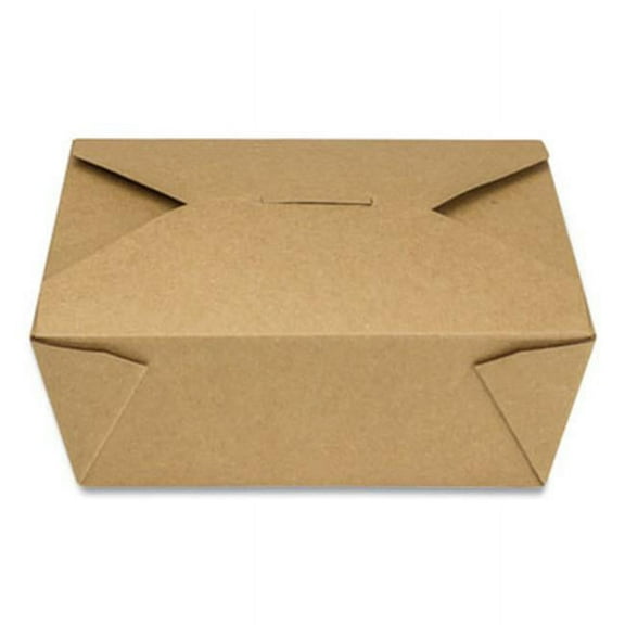 GEN Reclosable Kraft Take-Out Box 48 oz Paper 300/Carton PAPERBOX8