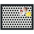 thumbnail image 2 of PinPix 16x12 Custom Cork Bulletin Board Black Polka Dot Poster Board Has a Fabric Style Canvas Finish, Framed in Black Polka Dot, by ArtToFrames (PinPix-200), 2 of 6