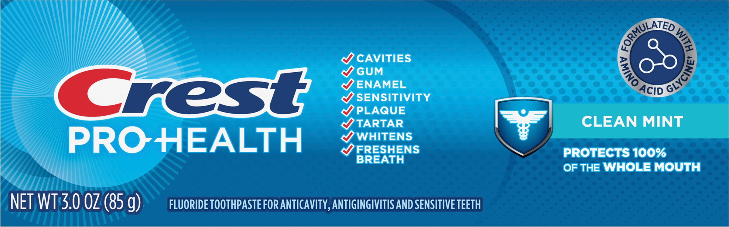 Crest ProHealth Clean Mint Toothpaste 3.0oz