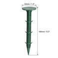 thumbnail image 2 of Unique Bargains Plastic Garden Stakes Screws Landscape Ground Nail  6.3" Length Green 40pcs, 2 of 3